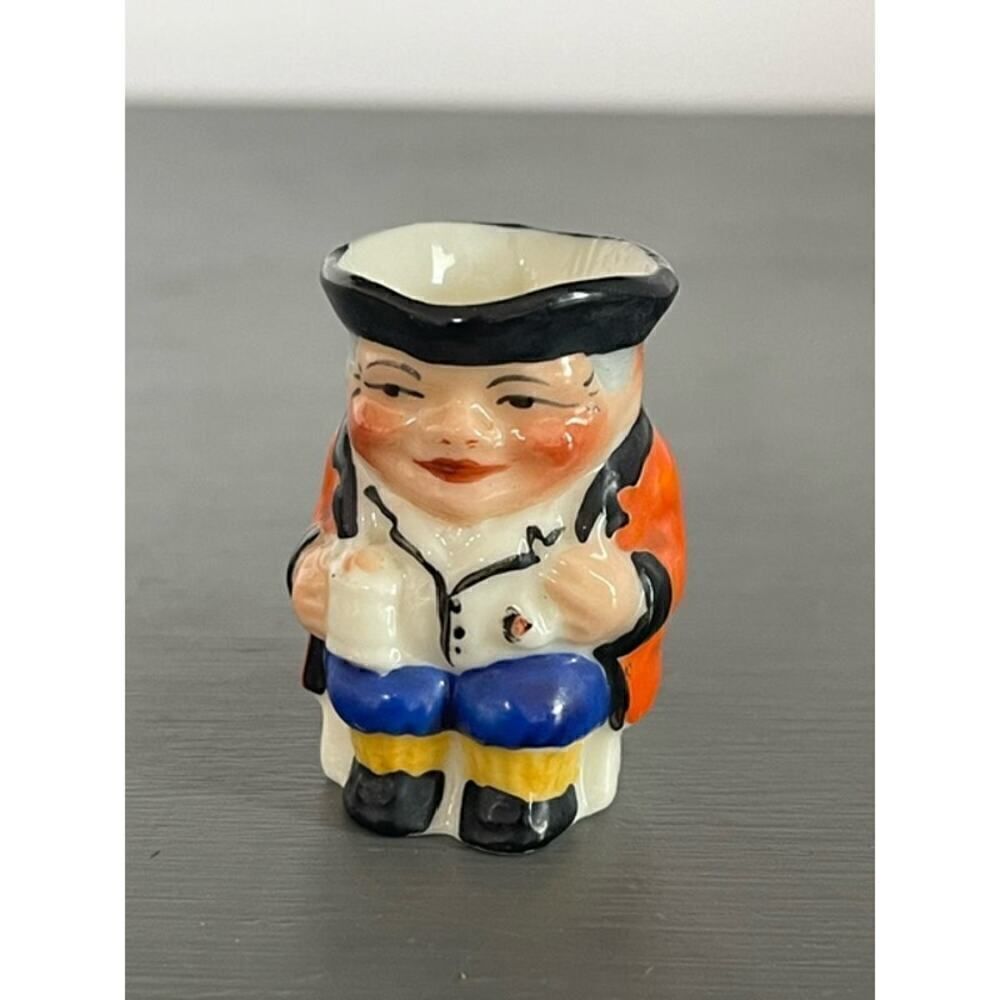 Royal Cauldon Miniature Porcelain Toby Jug 1.6"